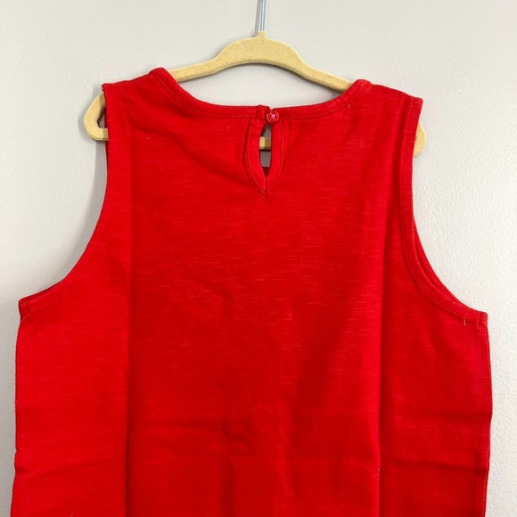 Mini Boden Red Flutter Heart Applique Tank Top size 9-10 years New without tags - Picture 4 of 7